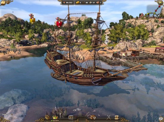 Die Schiffe und das Wasser sind schner als noch in Anno 1404. Vielleicht sieht man auch davon mehr im Addon!