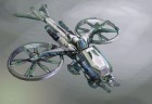 Konzeptzeichnung eines Choppers der Techs